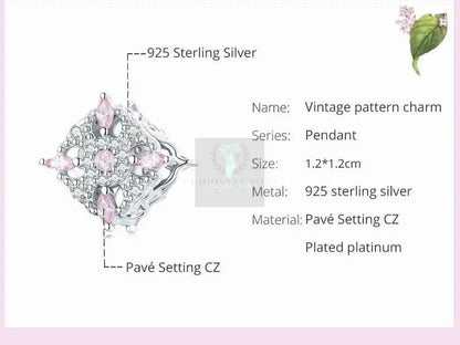 Crystal Pattern Cube Charms - Uniquely You Online