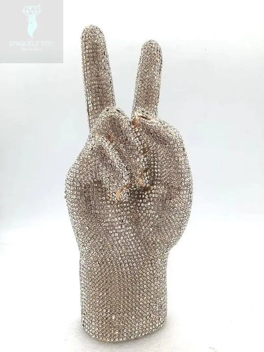 Crystal Peace Hand Novelty Bag - Uniquely You Online