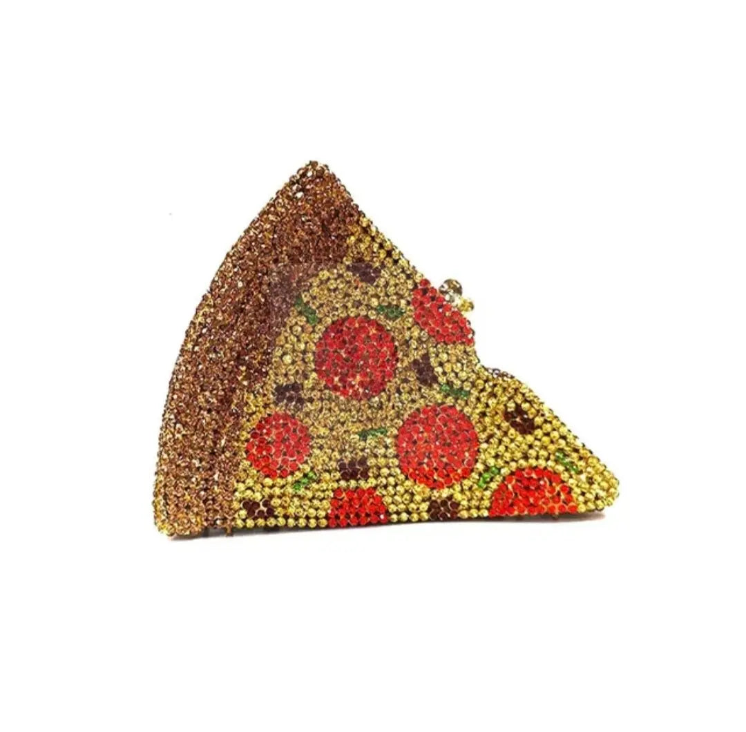 Crystal Pizza Slice Novelty Bag  Uniquely You Online