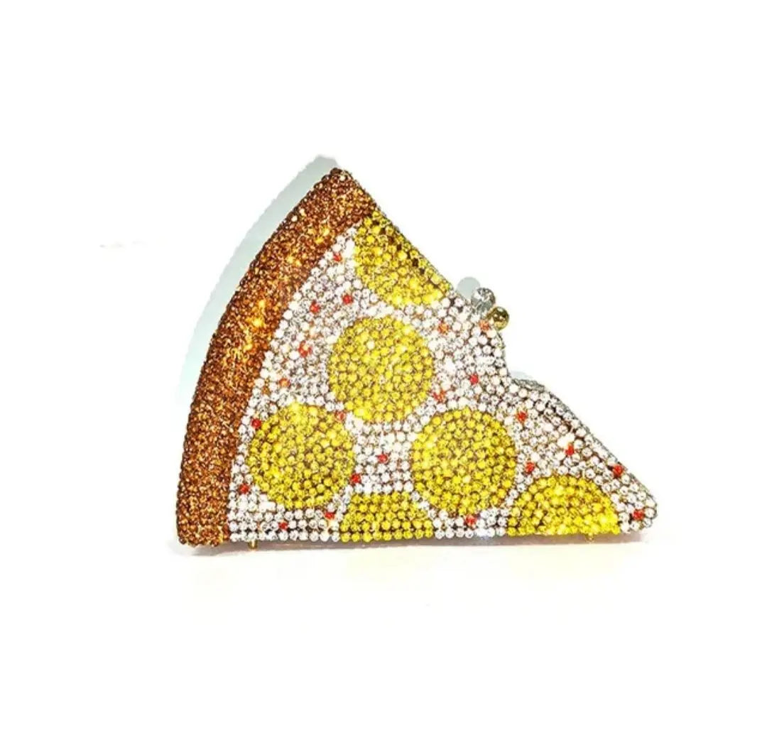 Crystal Pizza Slice Novelty Bag  Uniquely You Online