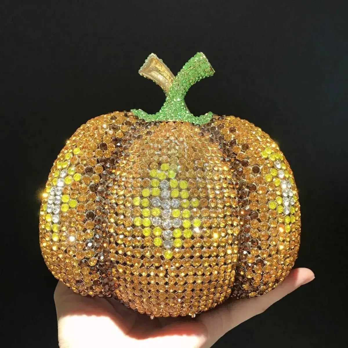 Crystal Pumpkin Clutch - Uniquely You Online