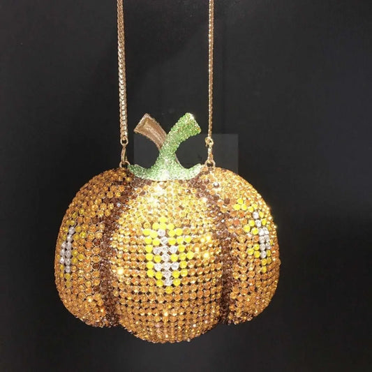 Crystal Pumpkin Clutch - Uniquely You Online