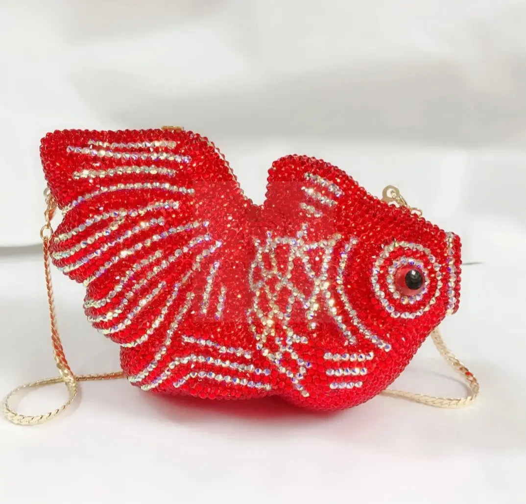 Crystal Red Koi Fish Novelty Bag  Uniquely You Online