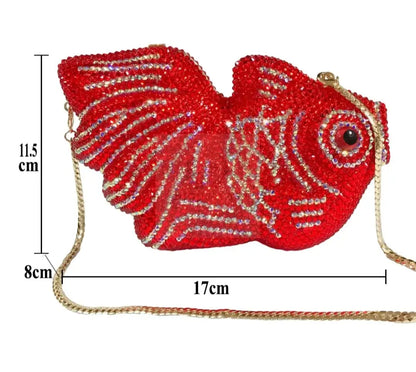 Crystal Red Koi Fish Novelty Bag  Uniquely You Online