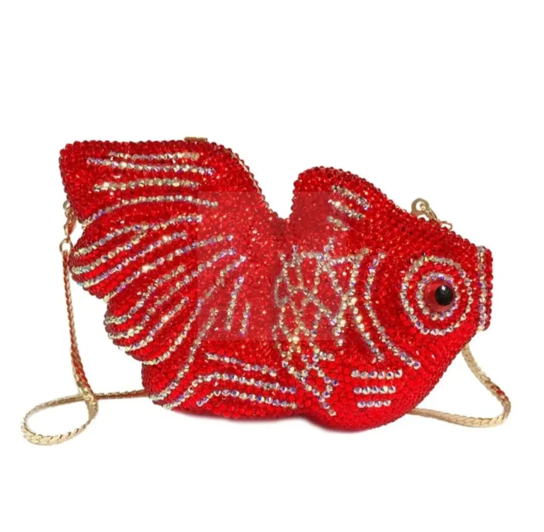 Crystal Red Koi Fish Novelty Bag  Uniquely You Online