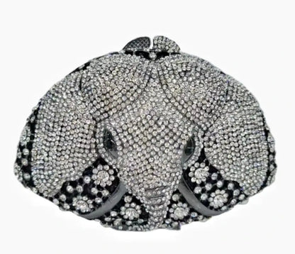 Crystal Regal Elephant Novelty Clutch  Uniquely You Online