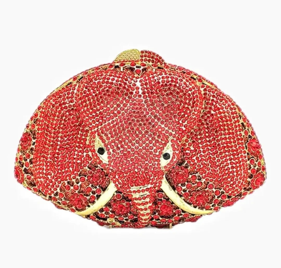 Crystal Regal Elephant Novelty Clutch  Uniquely You Online