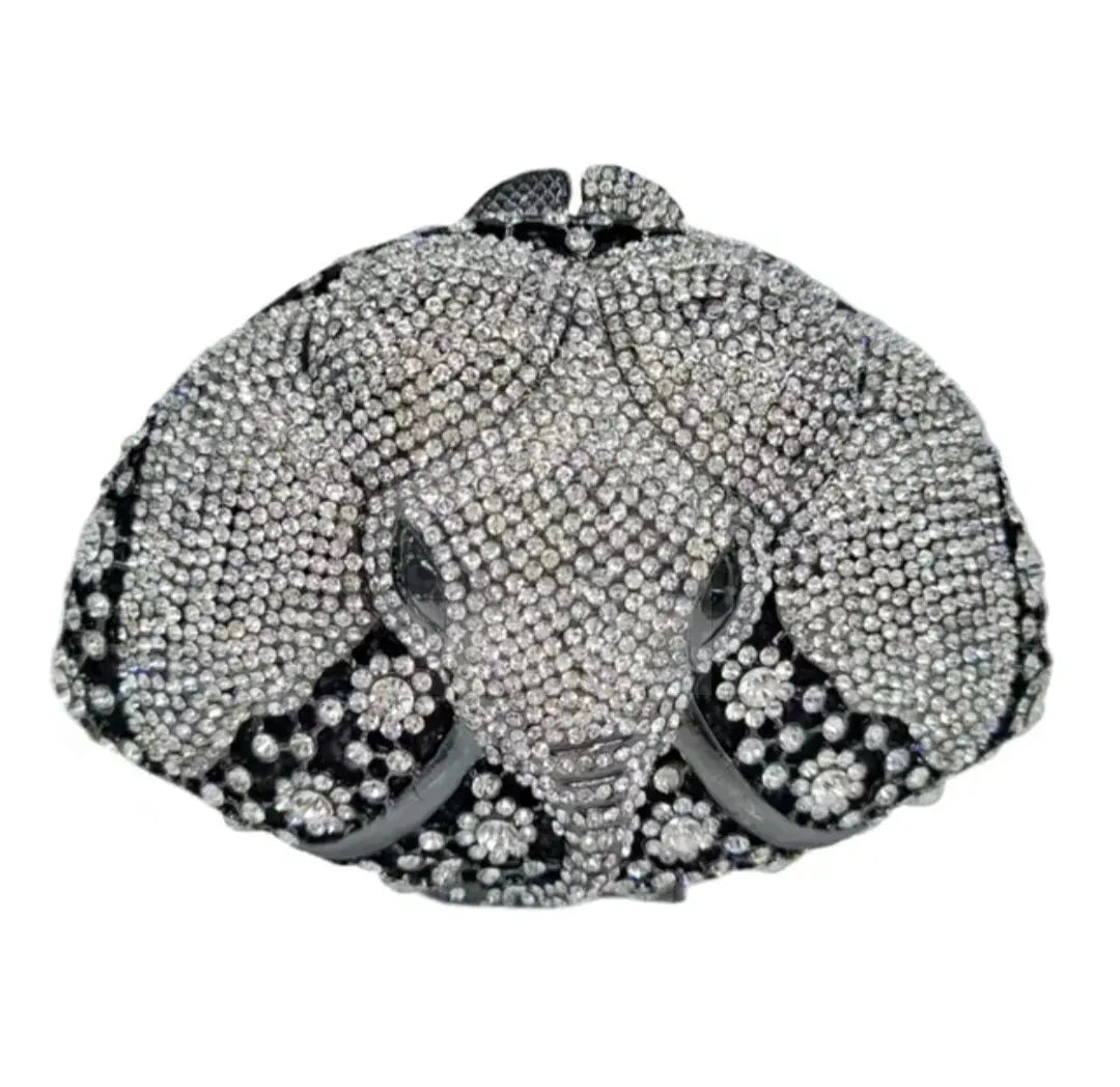 Crystal Regal Elephant Novelty Clutch  Uniquely You Online