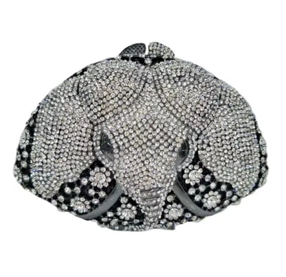 Crystal Regal Elephant Novelty Clutch  Uniquely You Online