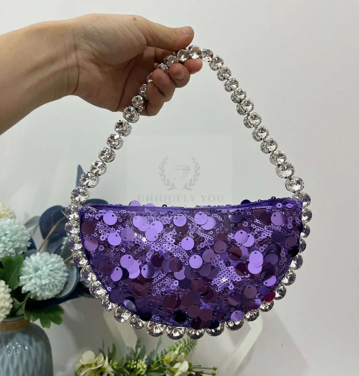 Crystal Sequin Purse - Uniquely You Online