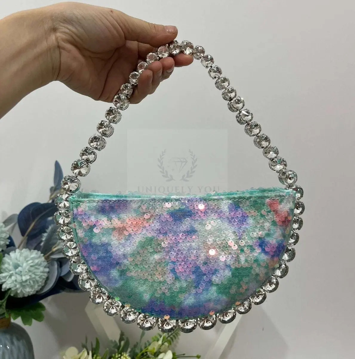 Crystal Sequin Purse - Uniquely You Online