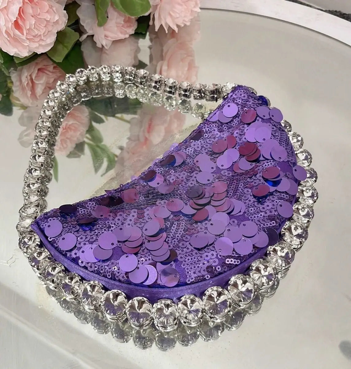 Crystal Sequin Purse - Uniquely You Online