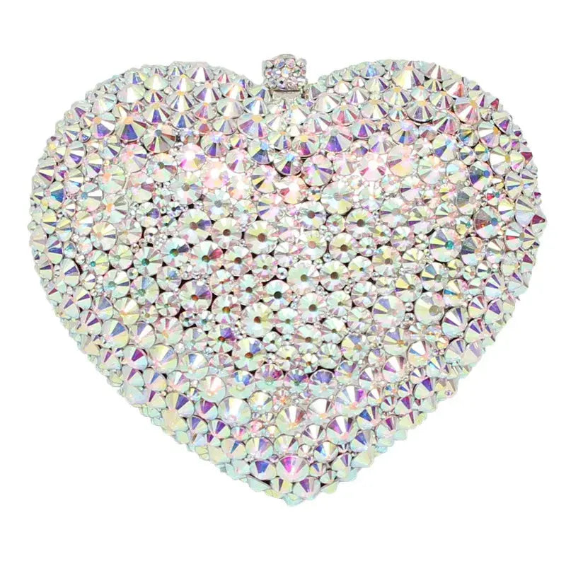 Crystal Spiked Heart Novelty Bag - Uniquely You Online