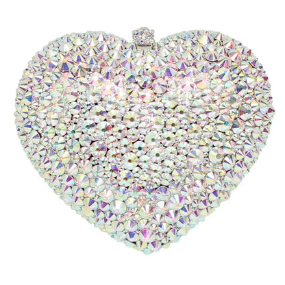 Crystal Spiked Heart Novelty Bag - Uniquely You Online