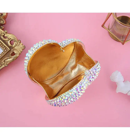 Crystal Spiked Heart Novelty Bag - Uniquely You Online