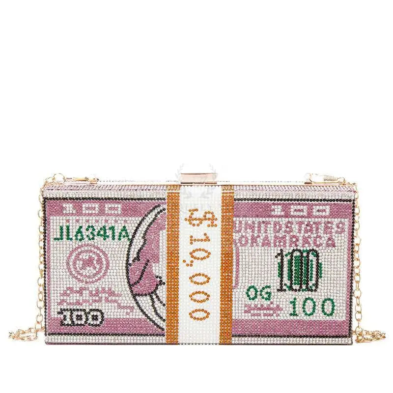 Crystal Square Money Bag - Uniquely You Online