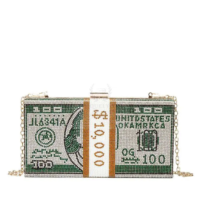 Crystal Square Money Bag - Uniquely You Online