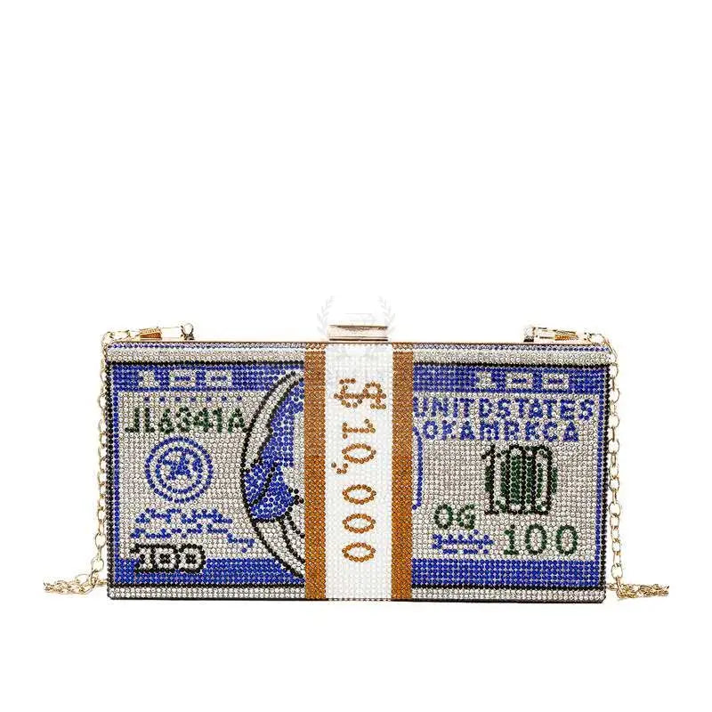 Crystal Square Money Bag - Uniquely You Online