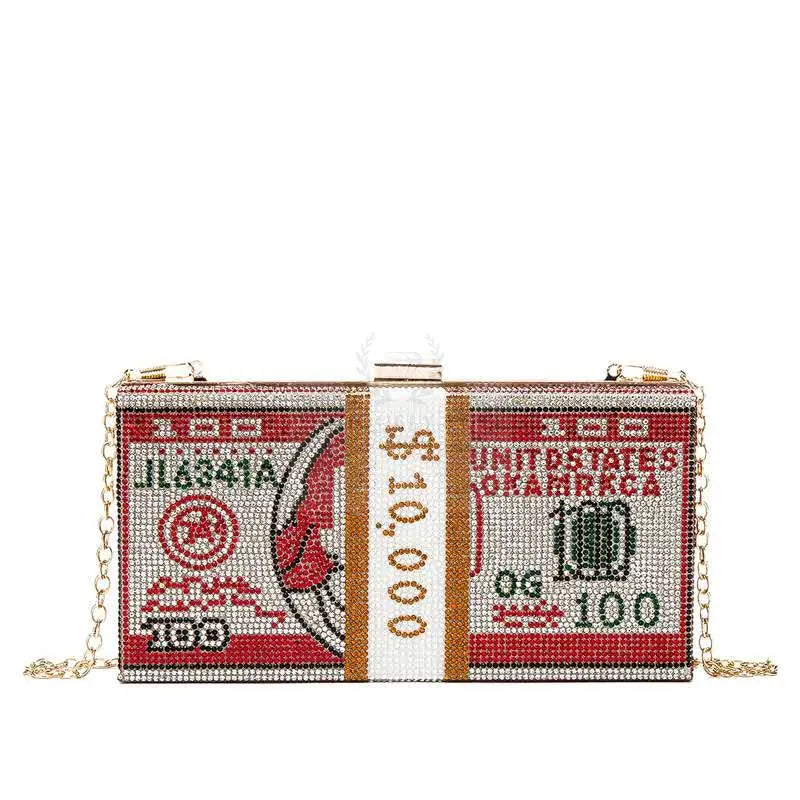 Crystal Square Money Bag - Uniquely You Online