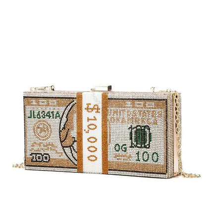 Crystal Square Money Bag - Uniquely You Online