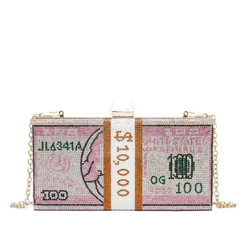 Crystal Square Money Bag - Uniquely You Online