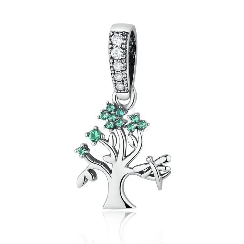 Crystal Tree Charm