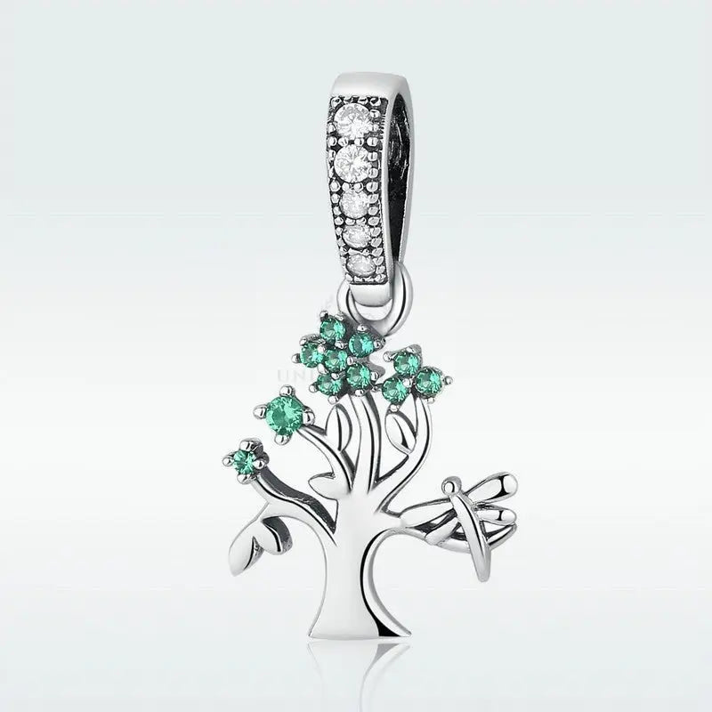 Crystal Tree Charm