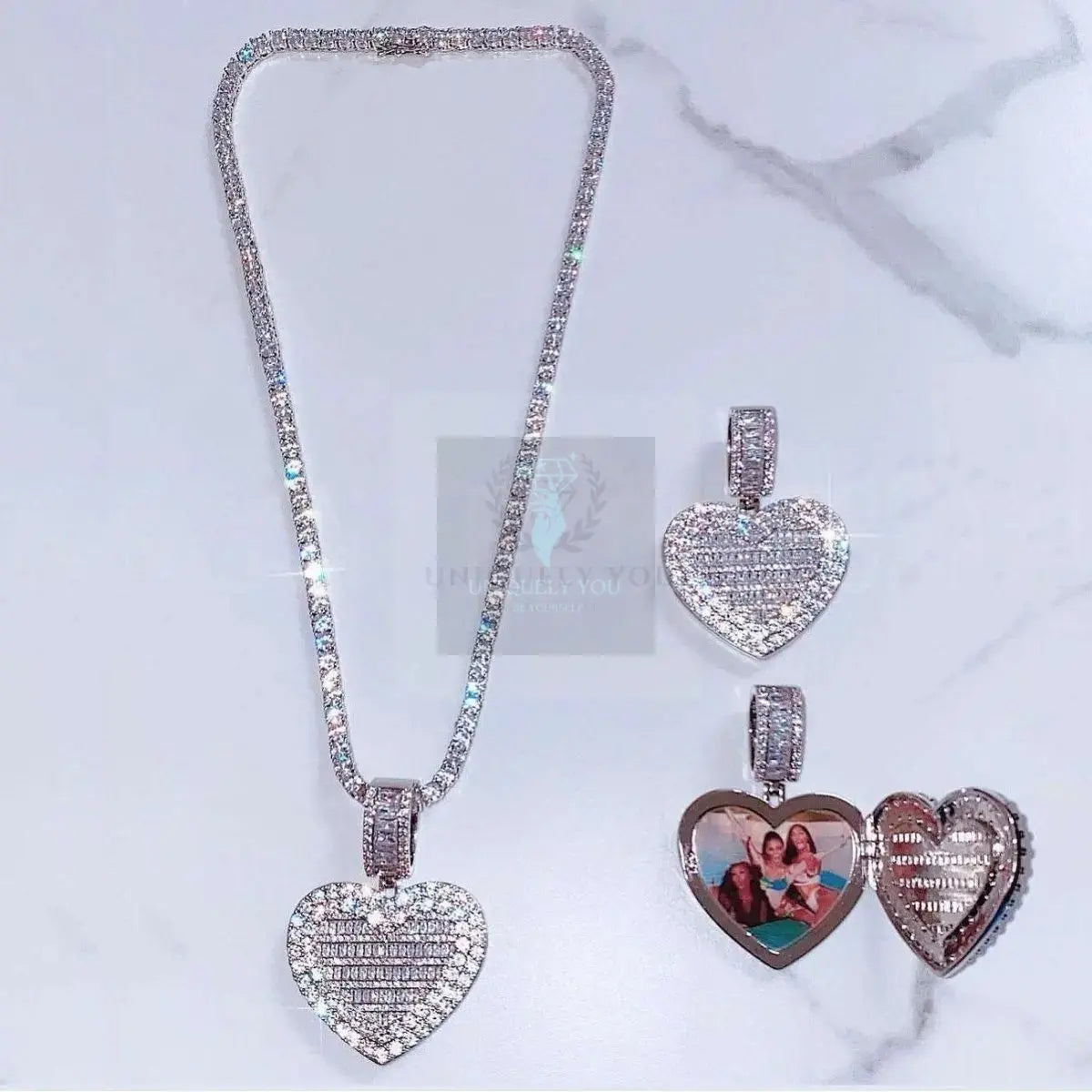 Custom Locket Heart Medallion Set and Separates - Uniquely You Online