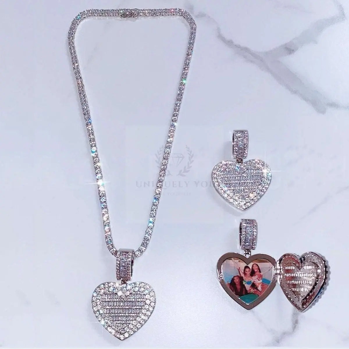 Custom Locket Heart Medallion Set and Separates - Uniquely You Online