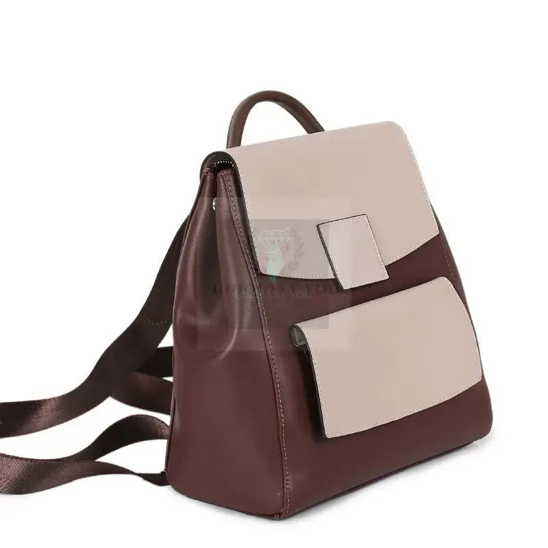 Duo Leather Backpack - Uniquely You Online