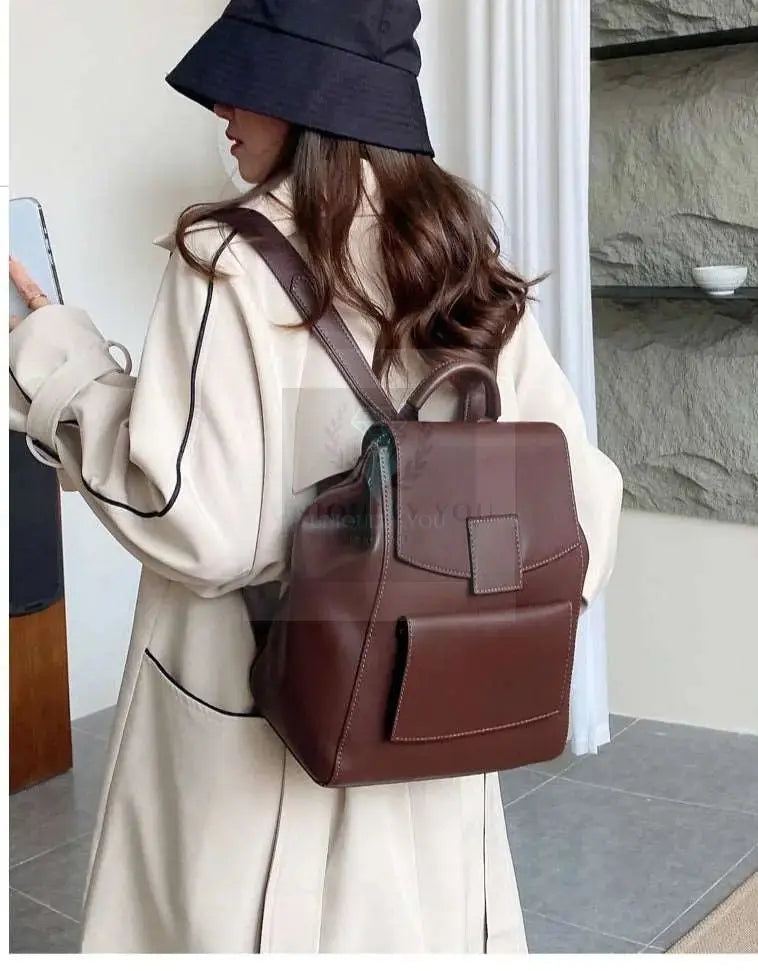 Duo Leather Backpack - Uniquely You Online