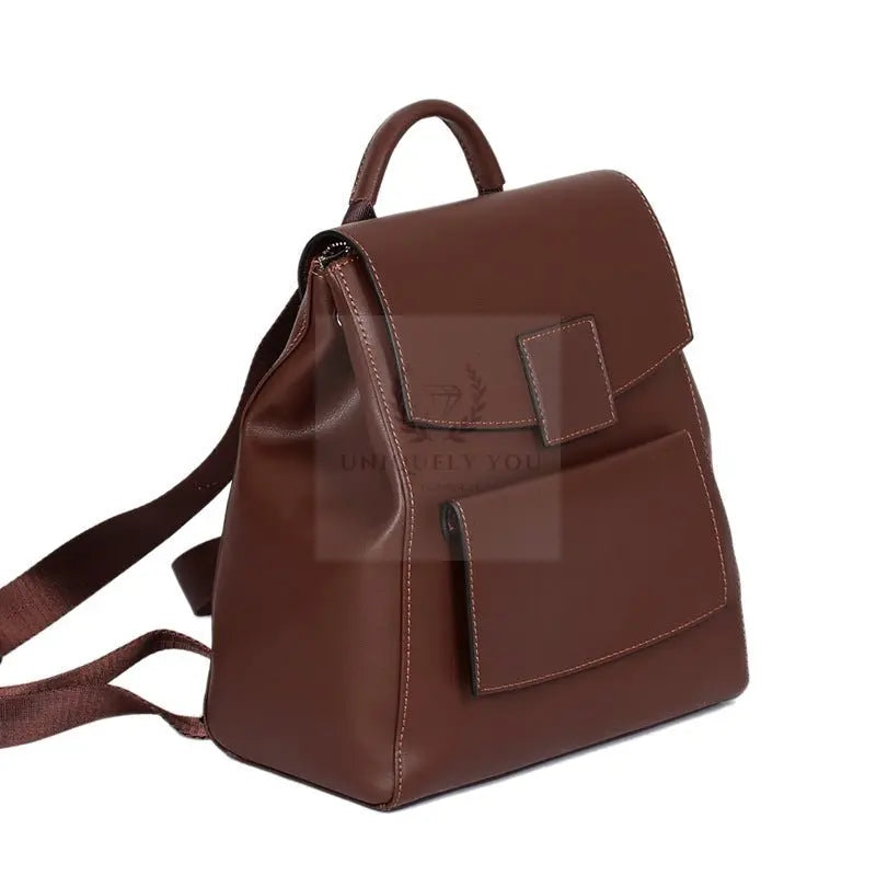 Duo Leather Backpack - Uniquely You Online