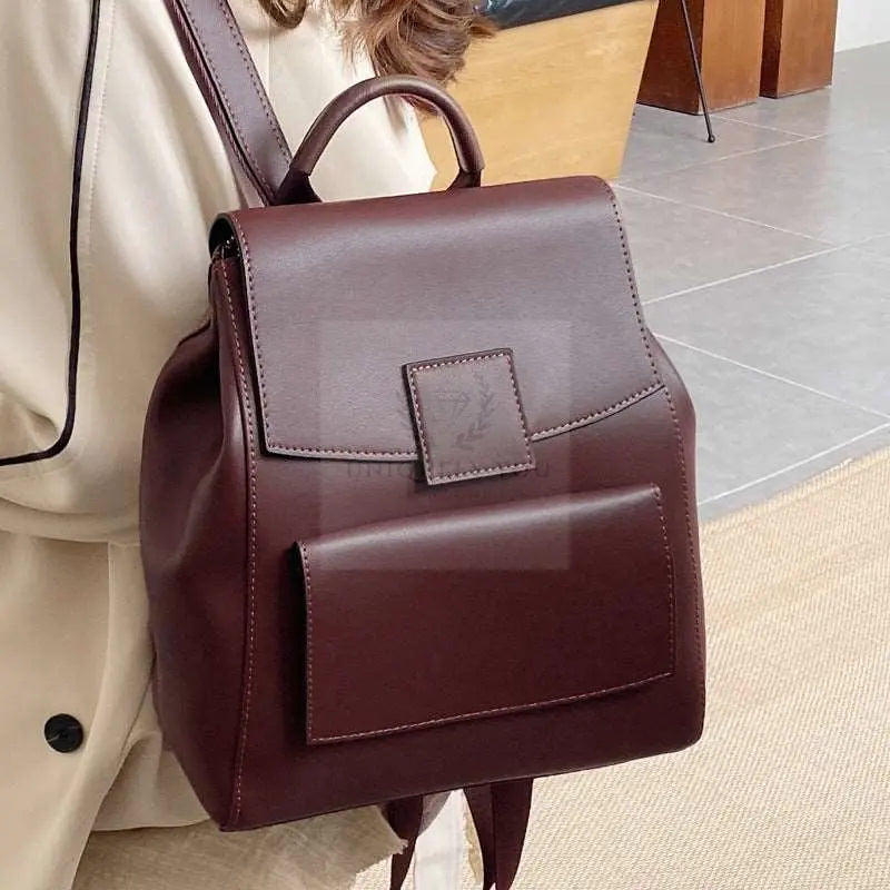 Duo Leather Backpack - Uniquely You Online