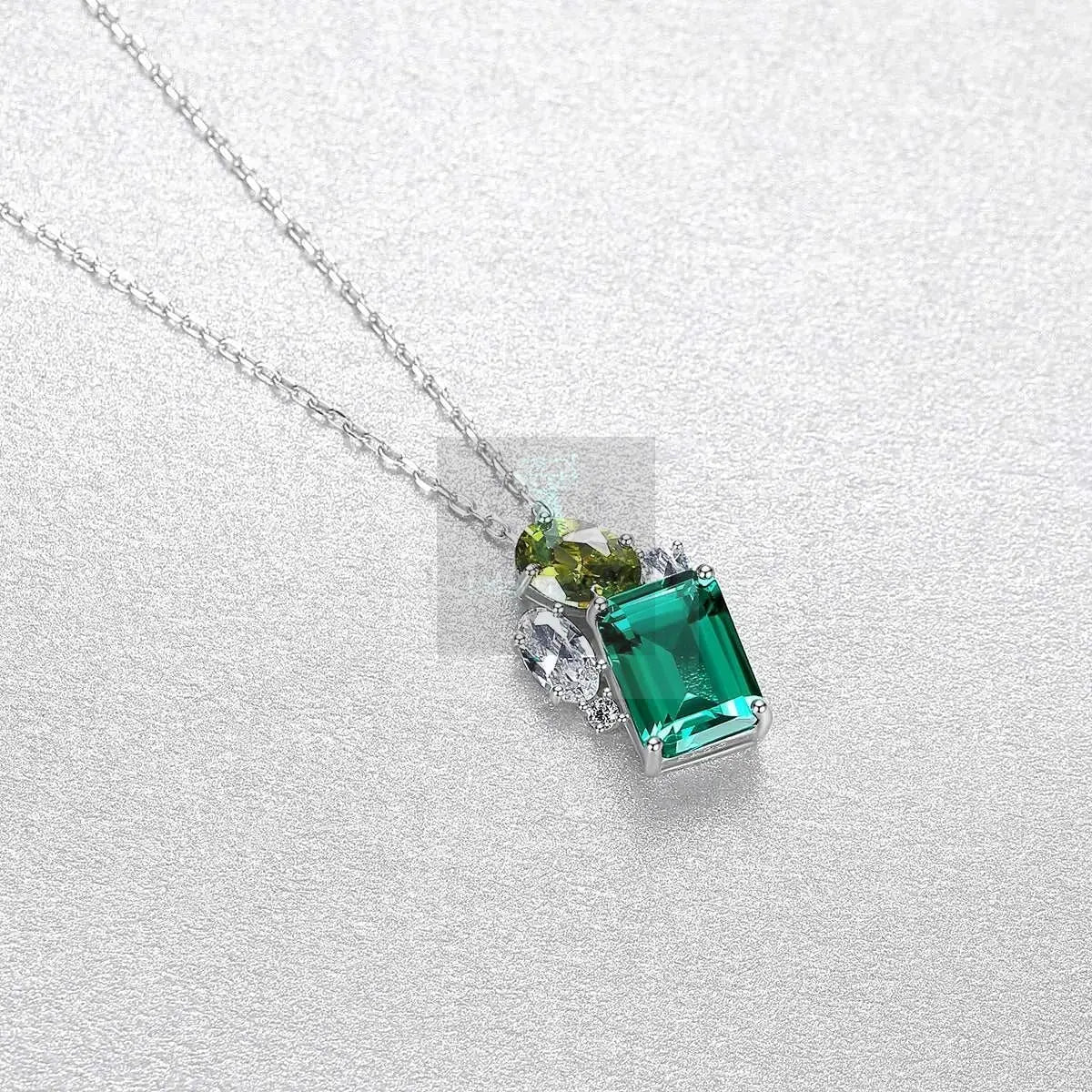 Emerald Gem Stone Necklace - Uniquely You Online