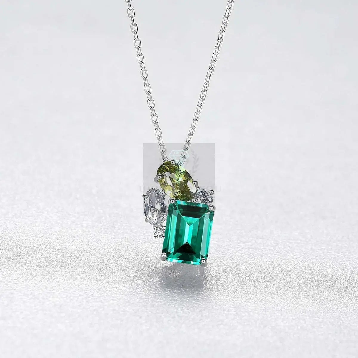 Emerald Gem Stone Necklace - Uniquely You Online