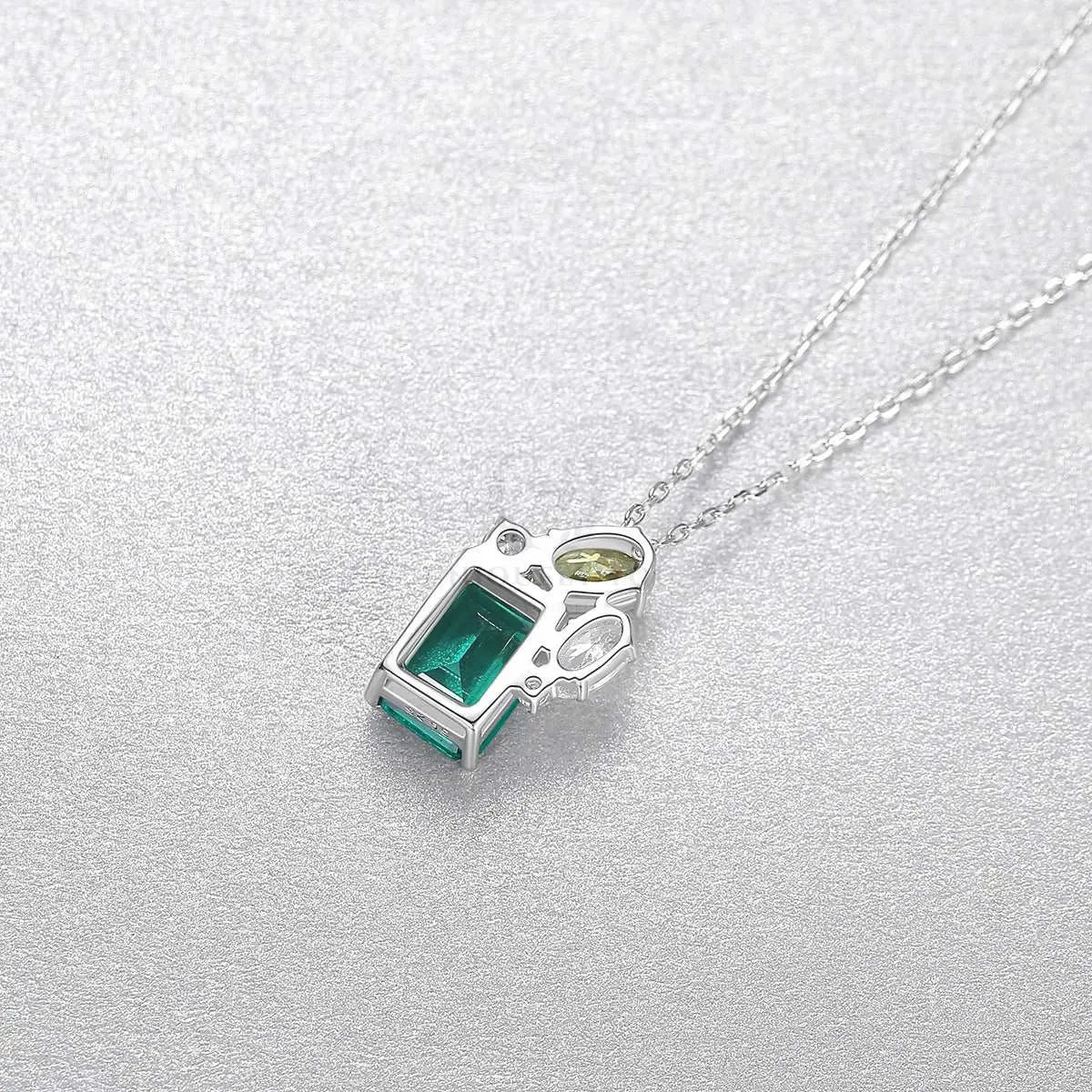 Emerald Gem Stone Necklace - Uniquely You Online