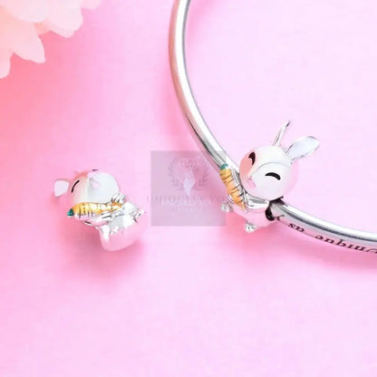 Enamel Rabbit Charm - Uniquely You Online