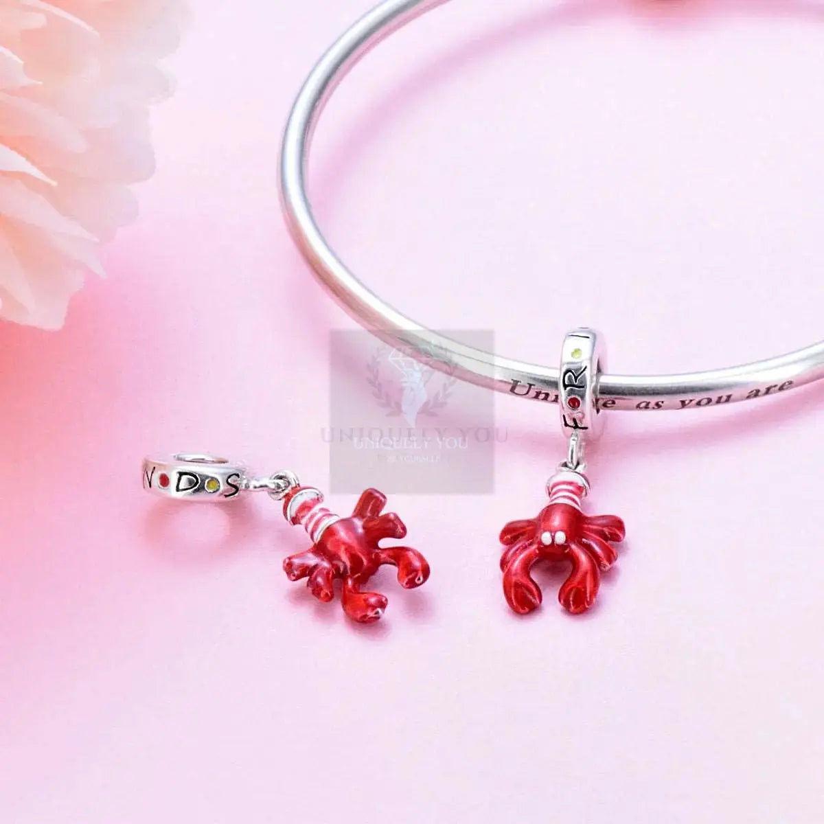 Enameled Red Lobster Charm - Uniquely You Online