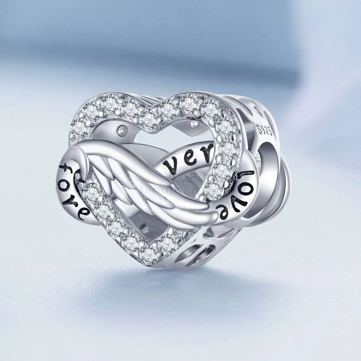 Eternal Heart Infinity Wings Charm - Uniquely You Online