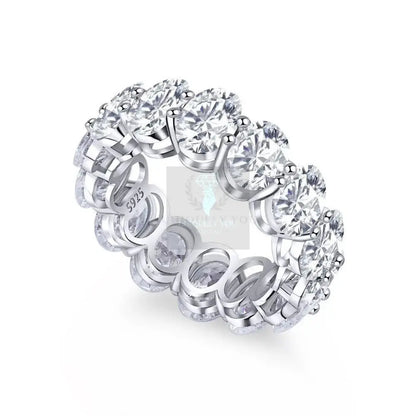 Eternity Pave 5A CZ Silver Rings - Uniquely You Online