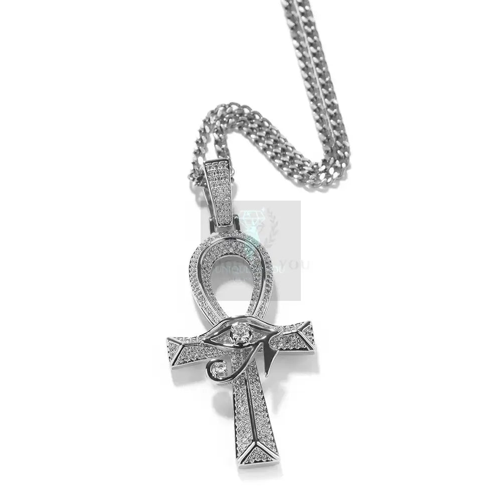 Eye of Horus Ankh Pendant with Rope Chain - Uniquely You Online