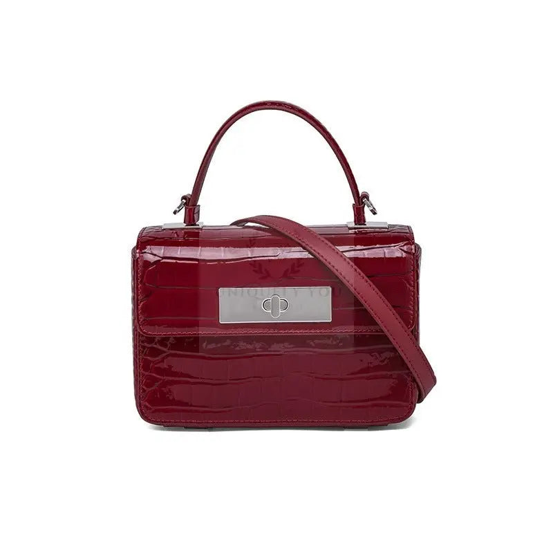 Faux Crocodile Pattern Leather Bag - Uniquely You Online