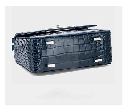 Faux Crocodile Pattern Leather Bag - Uniquely You Online