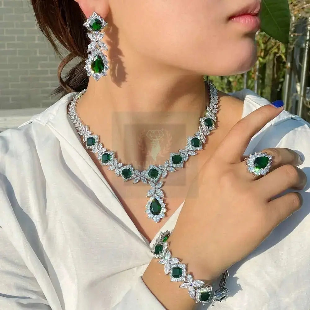 Flower Drop Jewelry Set - Uniquely You Online