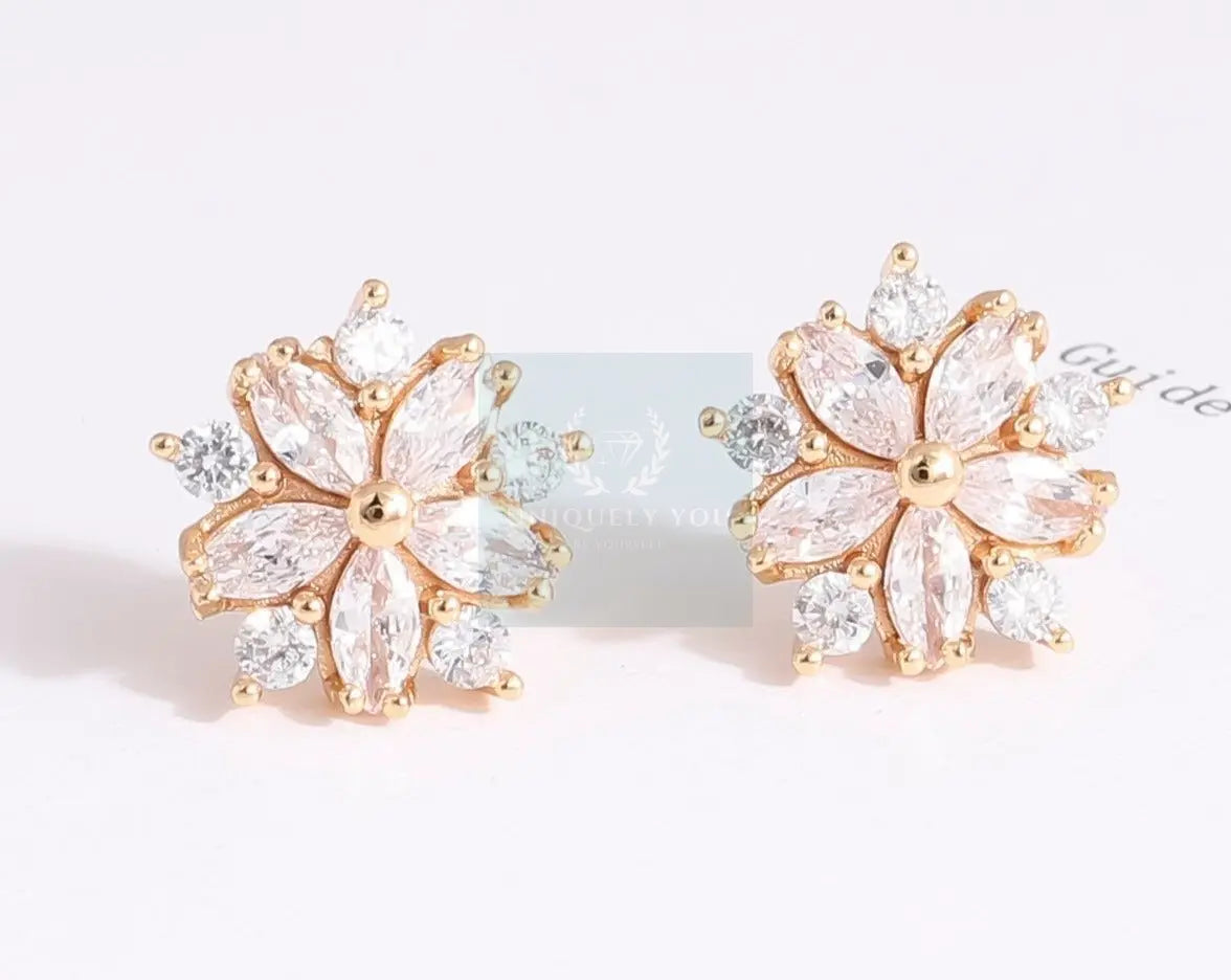 Flower Stud Earrings - Uniquely You Online