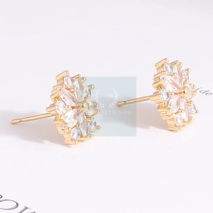 Flower Stud Earrings - Uniquely You Online