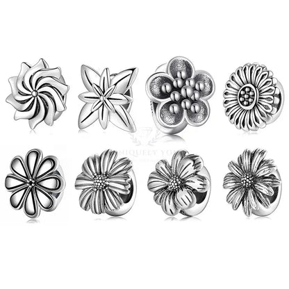 Flowers and Daisies Charms - Uniquely You Online