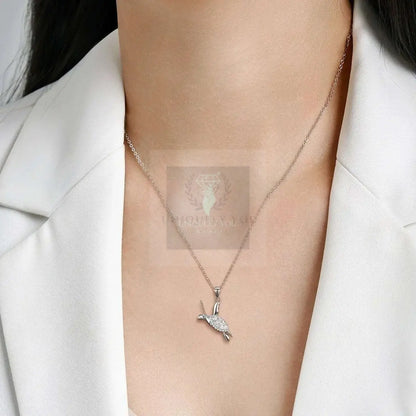 Fluttering Tortoise Pendant and Necklace - Uniquely You Online