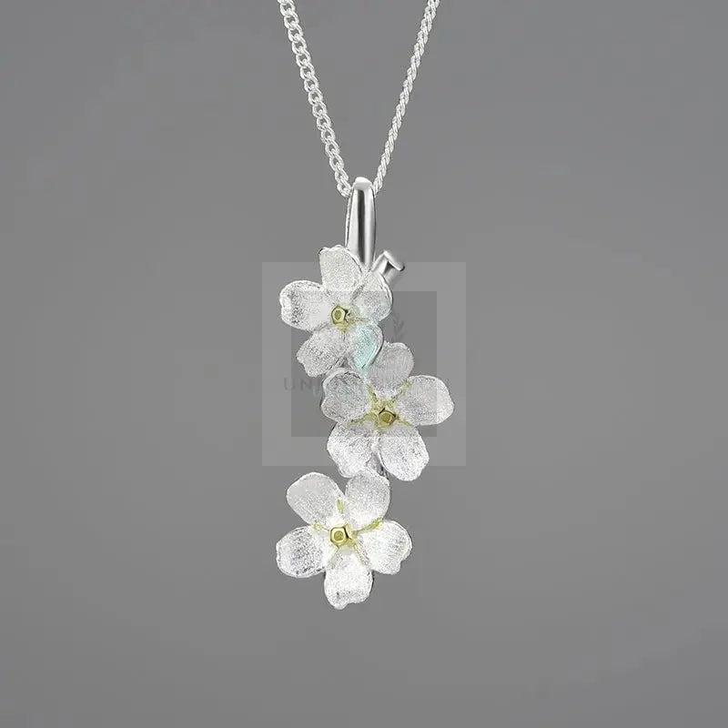 Forget-Me-Not Flower Pendant - Uniquely You Online