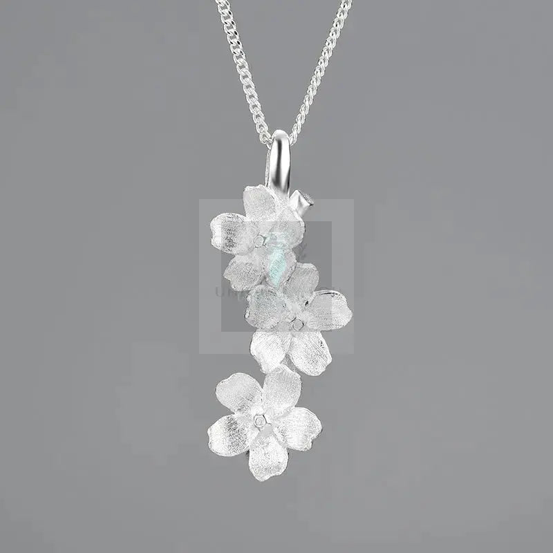 Forget-Me-Not Flower Pendant - Uniquely You Online